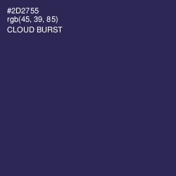 #2D2755 - Cloud Burst Color Image